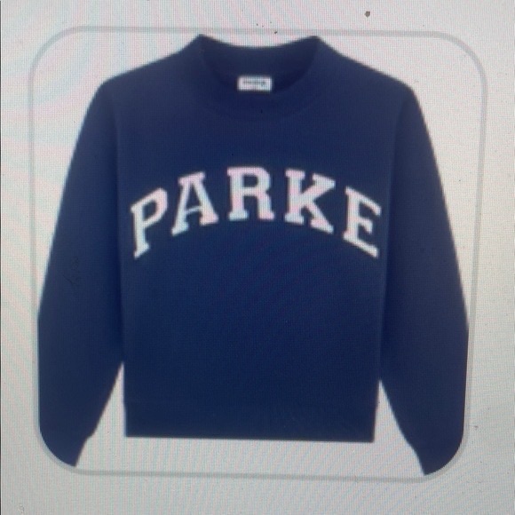 Parke Tops - PARKE Navy Blue Sweatshirt